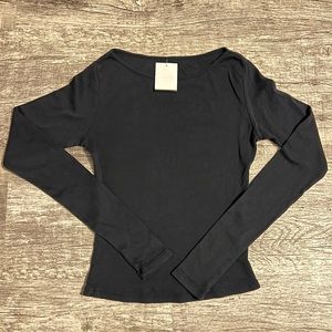 J.Galt Tee Long Sleeve Navy Size S/M Brandy Melville